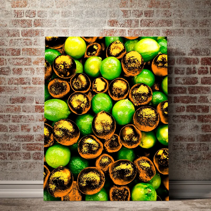 modern art for bedroom-Golden Lemons