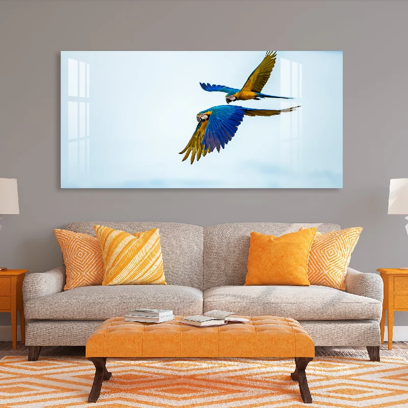 pop art prints for home-Macaw Parrot Acrylic Wal Art