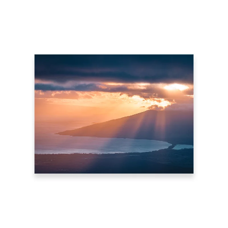 urban landscape wall art-Maui Sun Rays