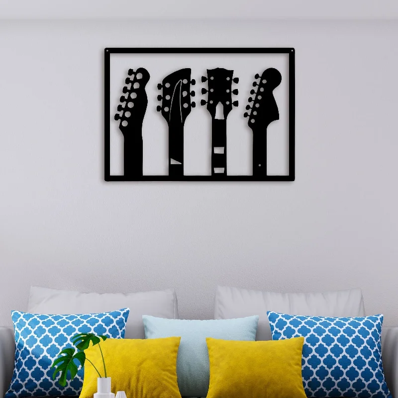 painted landscape wall decor-Music Lover Metal Wall Art