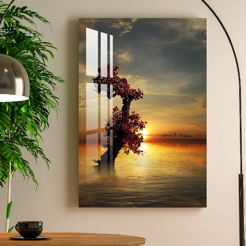 inspirational quotes wall art-The Beauty of Sunrise Acrylic Wall Art - 23.5X16 inches / 3MM