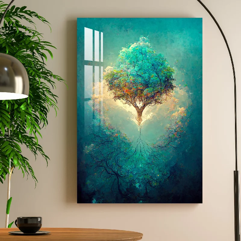 art prints for office-The Green Heaven Acrylic Wall Art