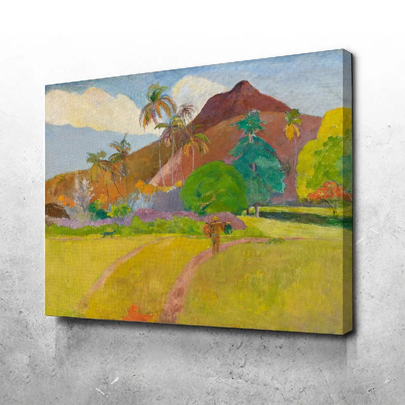 luxury framed paintings for home-The Mountain