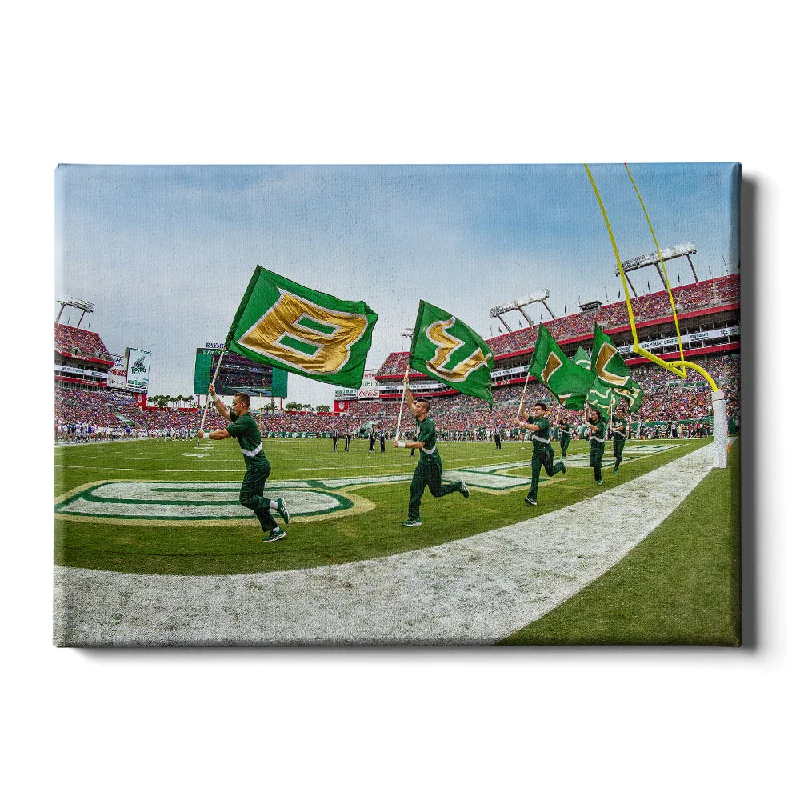 motivational art for living room-USF Bulls - Bulls Score