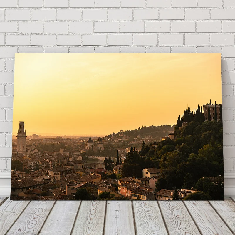 handmade abstract paintings-Verona Panorama