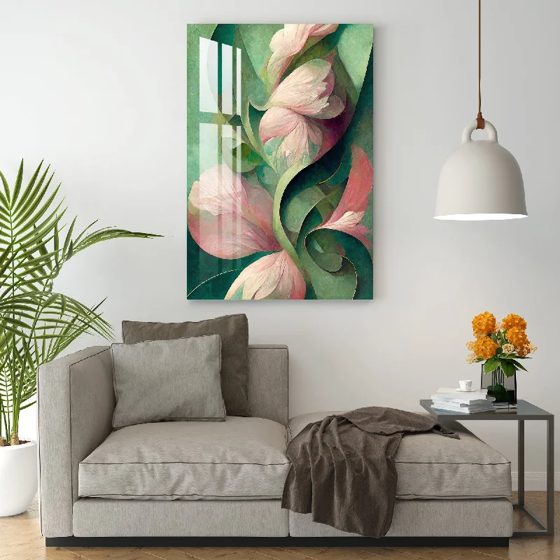 canvas art for living room wall-Vietnam Flower Acrylic Wall Art