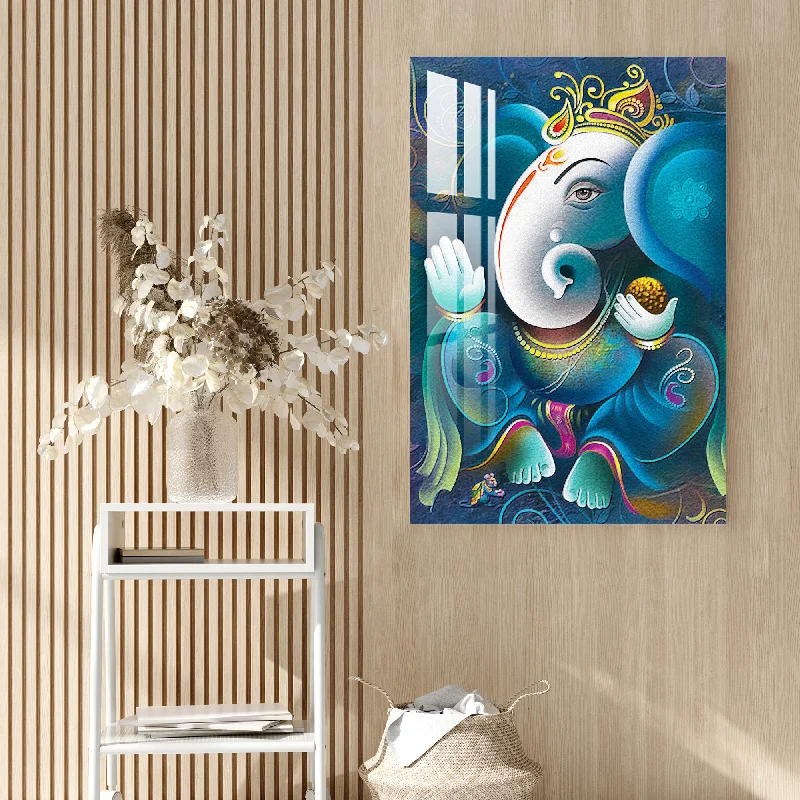 industrial style wall art-Vignharta Ganesh Acrylic Wall Art