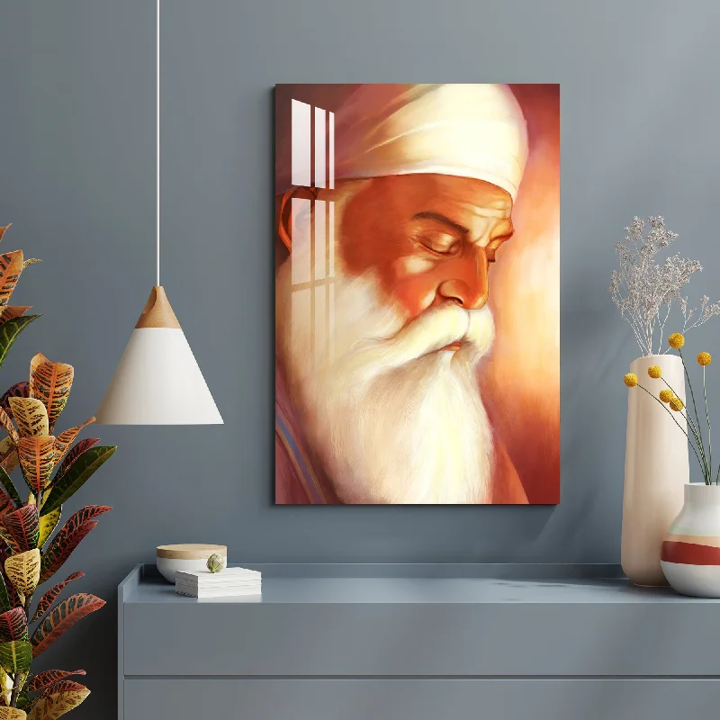 funny art prints-Wahe Guru Acrylic Wall Art