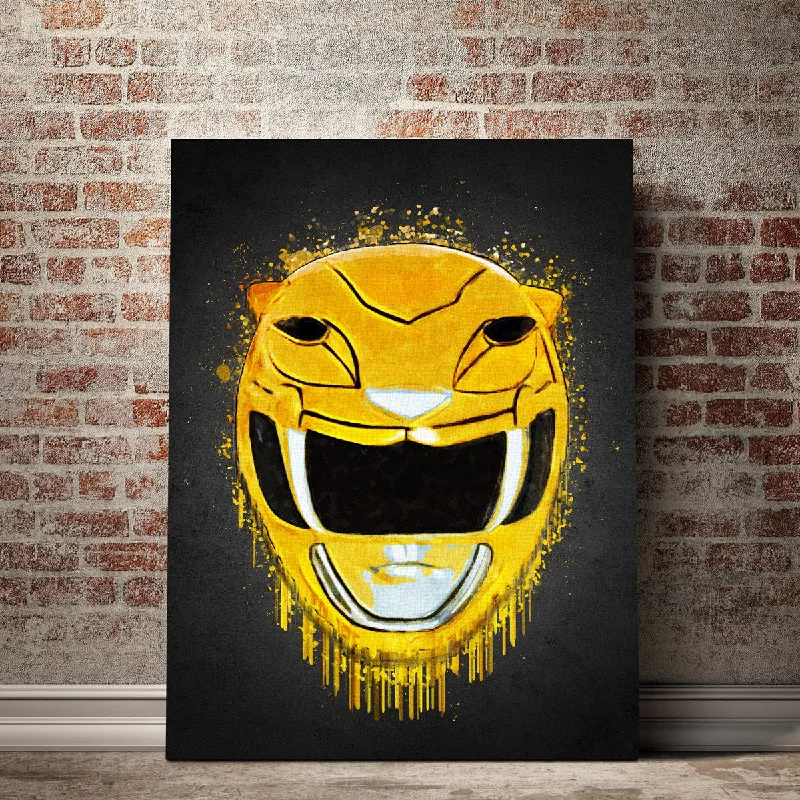 luxury wall art decor-Yellow Ranger  Portrait